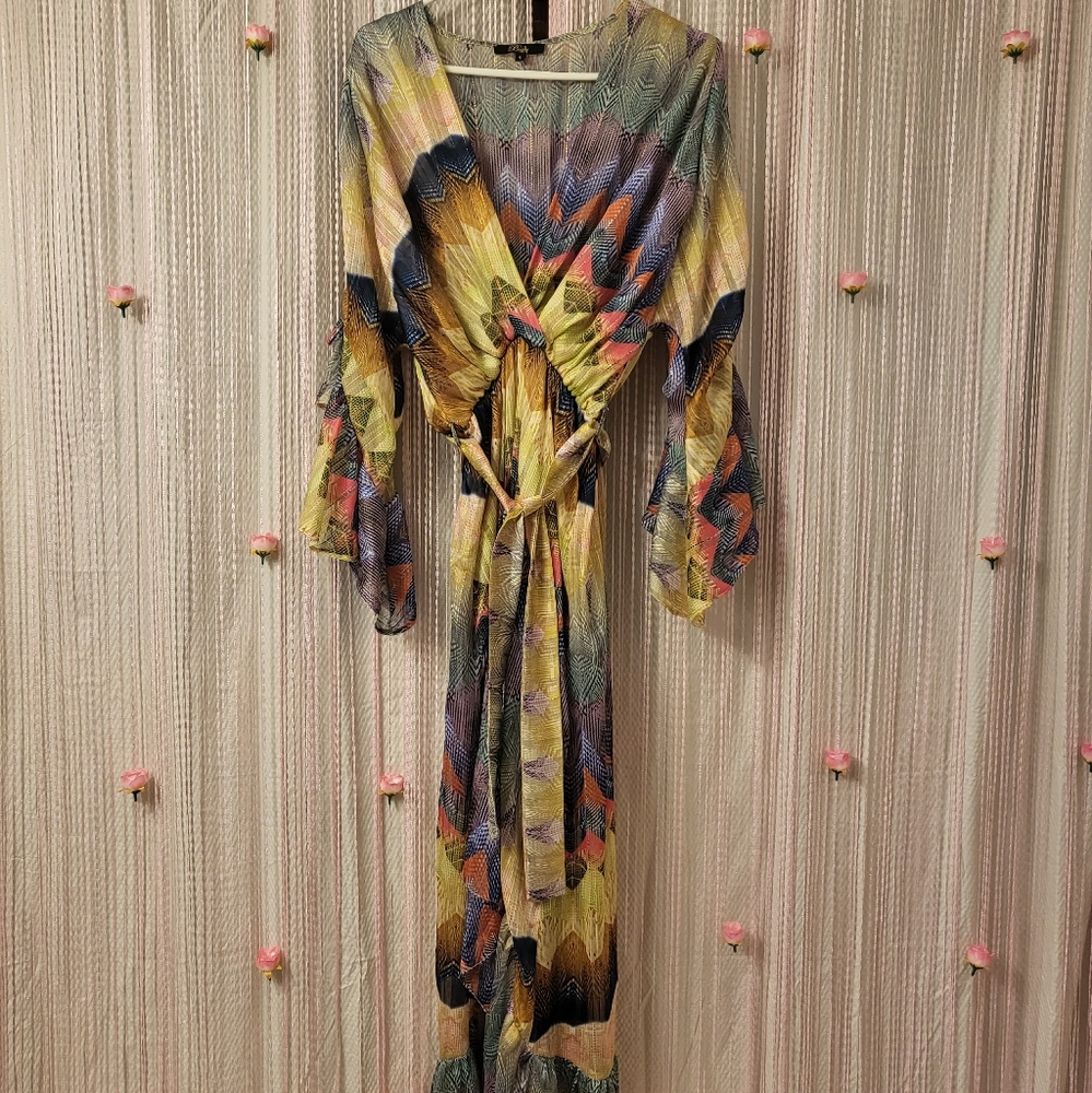 Briefly High-Low Rainbow Dress
